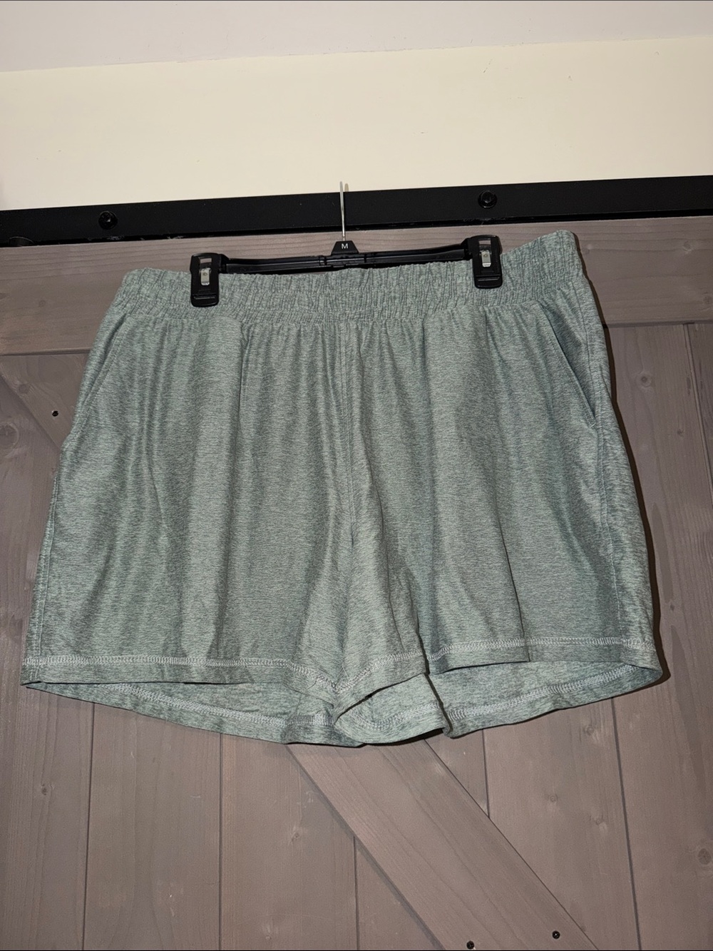 Athletic Works Light Sage Green Women’s Athletic Shorts